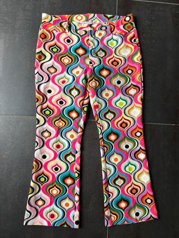 MAC, multicolor retroprint broek, mt 40 beschikbaar voor biedingen