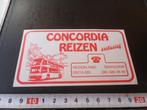 stickers Concordia Reizen Exclusief Nederland Benidorm, Verzamelen, Ophalen, Zo goed als nieuw, Overige typen