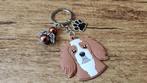 Sleutelhanger Cavalier king charles spaniël PVC met engeltje, Verzenden, Nieuw