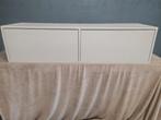 Tv-meubel zwevend 120 cm lang van massief mangohout, Ophalen, 100 tot 150 cm, ., .