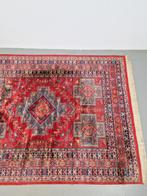 Zijde Perzisch tapijt details handgeknoopt kleurrijk oosters, Gebruikt, 150 tot 200 cm, Vintage, 200 cm of meer