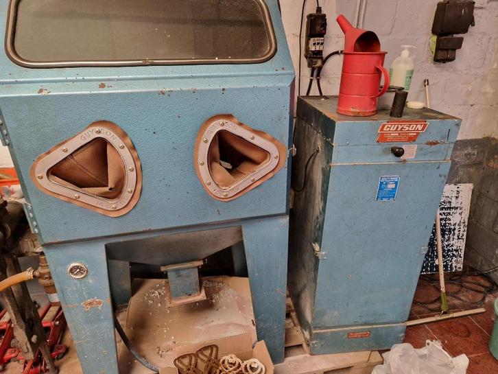 Zandstraal machine . Guyson, Doe-het-zelf en Verbouw, Reinigingsmachines, Gebruikt, Overige typen, Ophalen of Verzenden