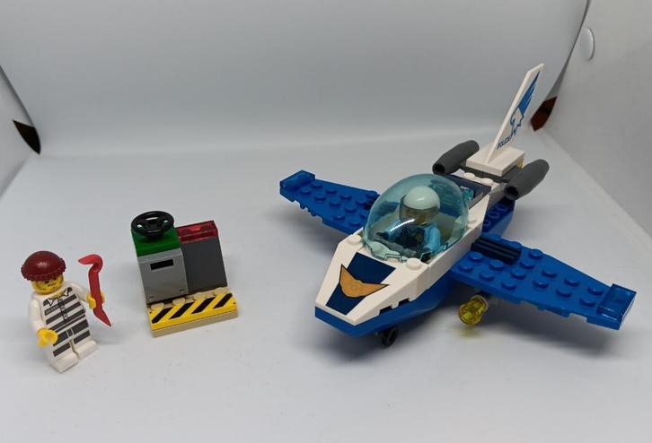 LEGO City 60206 - Luchtpolitie vliegtuigpatrouille, Kinderen en Baby's, Speelgoed | Duplo en Lego, Lego, Complete set, Ophalen of Verzenden