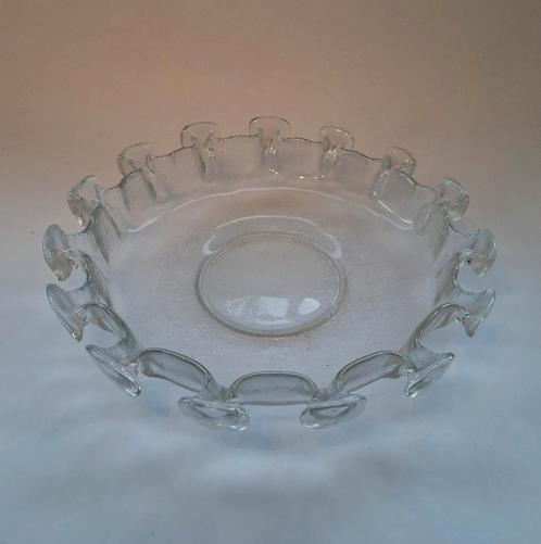 Vintage Humppila Finland Schaal, Huis en Inrichting, Woonaccessoires | Schalen en Manden, Zo goed als nieuw, Rond, Glas, Ophalen of Verzenden