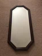 Vintage spiegel (wortelnoten), Ophalen of Verzenden, Rechthoekig, Minder dan 50 cm, Minder dan 100 cm