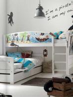 Lifetime Piratenbed stapelbed whitewash, Ophalen of Verzenden, Gebruikt, Stapelbed