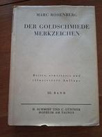 Boek Marc Rosenberg: Der Goldschmeide merkzeichen deel 3, Antiek en Kunst, Ophalen of Verzenden