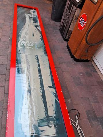 Unieke Mega grote reclame lichtbak Coca-Cola 340cm 100kg beschikbaar voor biedingen
