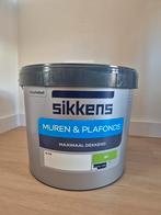 Ongeopend Sikkens muurverf 10L gebroken wit (RAL 9010), Ophalen, Nieuw, Wit, Verf