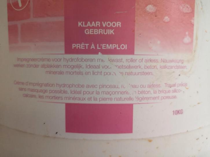 Prochemko prevosil GB emmers 10 kilo, Doe-het-zelf en Verbouw, Verf, Beits en Lak, Ophalen