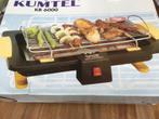 Kumtel electrisch barbecue/grillplaat, zwart, Huis en Inrichting, Keuken | Keukenbenodigdheden, Nieuw, Ophalen of Verzenden