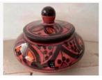 Brocante oosters, Turks, Marokkaans potje keramiek 10 x 8 cm, Ophalen of Verzenden