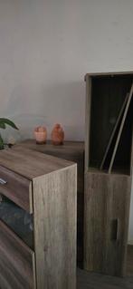 Moderne TV-meubel met ingebouwde verlichting, Huis en Inrichting, Kasten | Wandmeubels, Overige materialen, Met deur(en), Ophalen of Verzenden