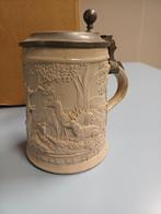 Antieke Duitse bierpul steengoed, Ophalen of Verzenden