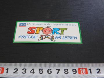 sticker SPORT Freude am leben   beschikbaar voor biedingen