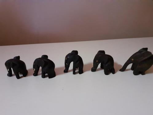 Olifantjes 6 stuks, Verzamelen, Beelden en Beeldjes, Zo goed als nieuw, Dier, Ophalen of Verzenden