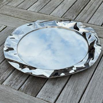 Alessi ronde schaal / dienblad Foix rvs hoogglans als nieuw! beschikbaar voor biedingen