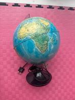 Vintage Wereldbol met Verlichting, Ophalen of Verzenden, Interactief, Gebruikt