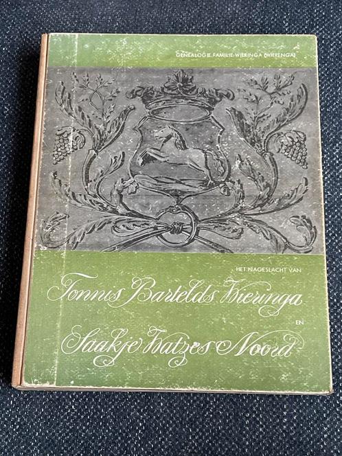 Stamboomboek Wieringa - Tonnis Bartelds & Saakje Watses, Antiek en Kunst, Antiek | Boeken en Bijbels, Ophalen of Verzenden