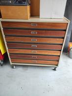 Vintage Tekenkast met Laden, Huis en Inrichting, Kasten | Dressoirs, Ophalen, Gebruikt, Vintage, 50 tot 100 cm
