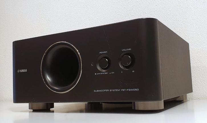 Actieve Subwoofer- Yamaha YST-FSW050 (50W), Audio, Tv en Foto, Luidsprekers, Gebruikt, Subwoofer, Minder dan 60 watt, Overige merken