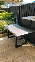 Aluminium Eettafel - 140x75 cm, Huis en Inrichting, Ophalen, 100 tot 150 cm, 50 tot 100 cm, Zo goed als nieuw