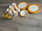 Mepal - Retro oranje servies, Overige materialen, Gebruikt, Ophalen of Verzenden, Bord(en)