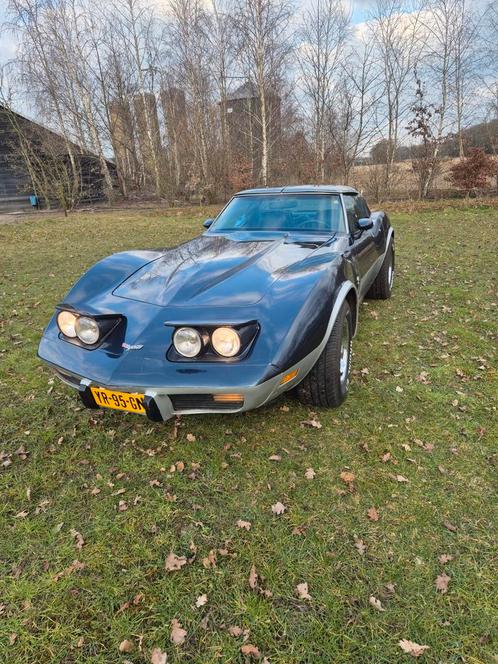 Chevrolet Corvette 5.7 AUT 1979 Blauw, Auto's, Chevrolet, Particulier, Corvette, LPG, Cabriolet, Automaat, Geïmporteerd, Blauw