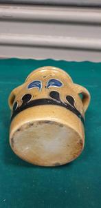 Keulse pot, bruin met blauwe versieringen, Ophalen of Verzenden, 'T Olde Gre-j, Info@toldegrej.nl, Endepoelstraat 20f Didam