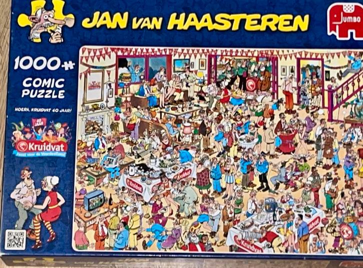 Jan van Haasteren puzzel "Hoera, Kruidvat 40 jaar!", Hobby en Vrije tijd, Denksport en Puzzels, Zo goed als nieuw, Ophalen of Verzenden