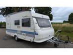 HOBBY 440 MET MOVER VT+LUIFEL, Caravans en Kamperen, Caravans, Schokbreker, Hobby, Bedrijf, Treinzit