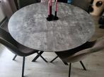 Ronde eettafel 120 cm, Huis en Inrichting, Tafels | Eettafels, 100 tot 150 cm, 100 tot 150 cm, Rond, Gebruikt