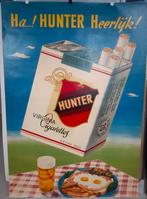 Originele Poster Hunter Sigaren Cigaretten, Verzamelen, Verzenden, A1 t/m A3, Reclame, Rechthoekig Staand