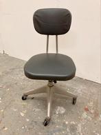 AANBIEDING : vintage bureaustoel van Okamura, Ophalen, Gebruikt, Grijs, Eén