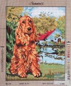 Cado voorbedrukt groot borduurstramien  cockerspaniel, Hobby en Vrije tijd, Borduren en Borduurmachines, Ophalen of Verzenden