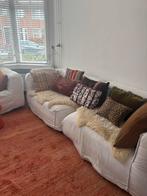 Gelderland 6400 4-zitsbank in twee modulaire delen., Ophalen, 250 tot 300 cm, Gebruikt, 75 tot 100 cm