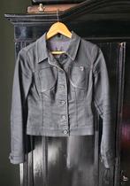 Spijkerjasje Geisha maat S zwart, Ophalen of Verzenden, Zo goed als nieuw, Maat 36 (S), Zwart