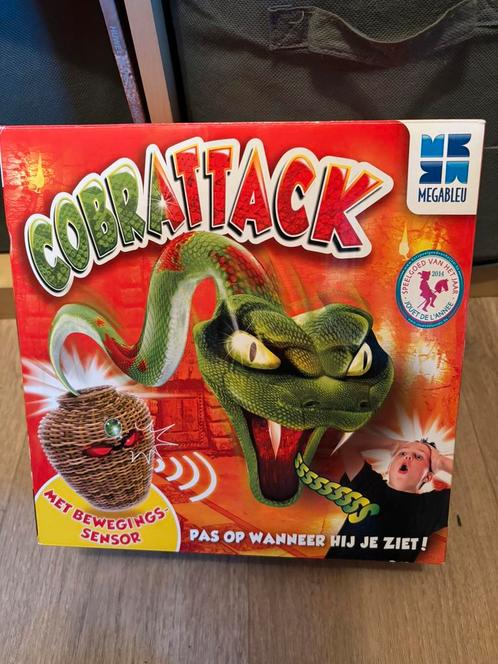 Cobra attack. Spel. Probeer niet te schrikken!, Hobby en Vrije tijd, Gezelschapsspellen | Overige, Zo goed als nieuw, Een of twee spelers