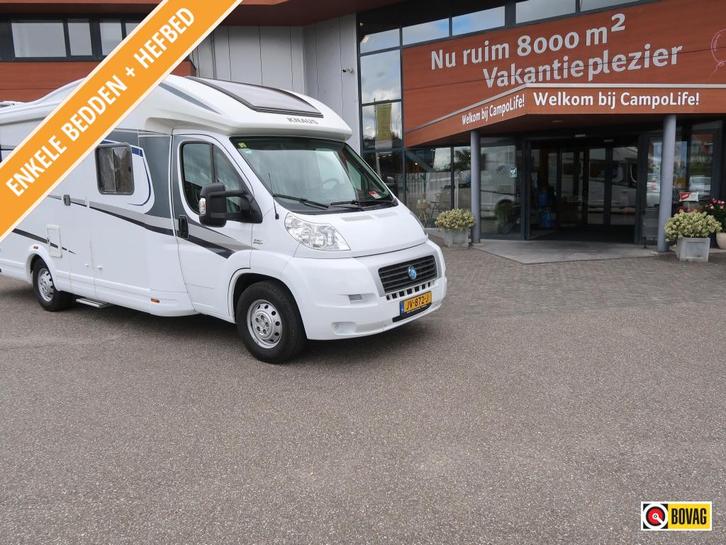 Knaus Sky Wave 700 MEG MET AUTOM. LEVELSYSTEEM, Caravans en Kamperen, Campers, tot en met 4, Half-integraal, Knaus, Fiat, Diesel