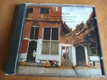 CD Telemann - Violin And Viola Concertos beschikbaar voor biedingen