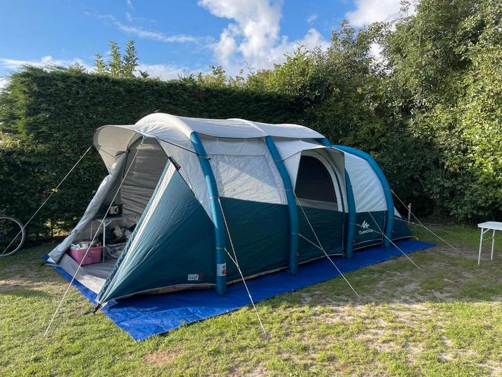 Quechua opblaasbare Air Seconds 6.3 family XL, Caravans en Kamperen, Tenten, tot en met 4, Zo goed als nieuw, Ophalen of Verzenden