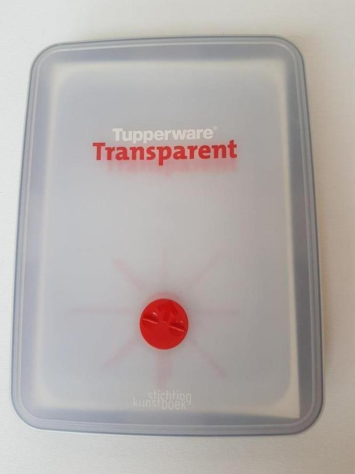 T080 Tupperware Boek; Transparent Moniek E. Bucquoye, Huis en Inrichting, Keuken | Tupperware, Zo goed als nieuw, Overige typen