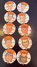 10 Voetballers Flippo’s, Ophalen of Verzenden, Losse flippo's