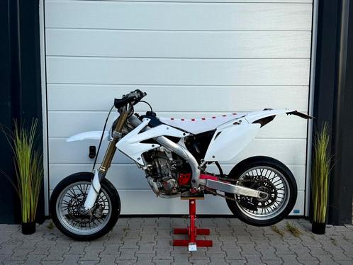 Honda CRF 450 Supermoto (HGS Uitlaat, Custom), Fietsen en Brommers, Brommers | Crossbrommers, Gebruikt, Honda, Ophalen