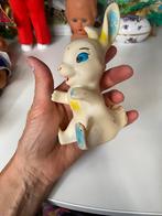 Oud piepbeest konijn rubbertoys piept niet, Antiek en Kunst, Antiek | Speelgoed, Ophalen of Verzenden