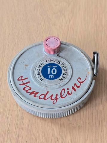 Antieke Rabone Chesterman Handyline rolmaat 10 meter €12,50 beschikbaar voor biedingen