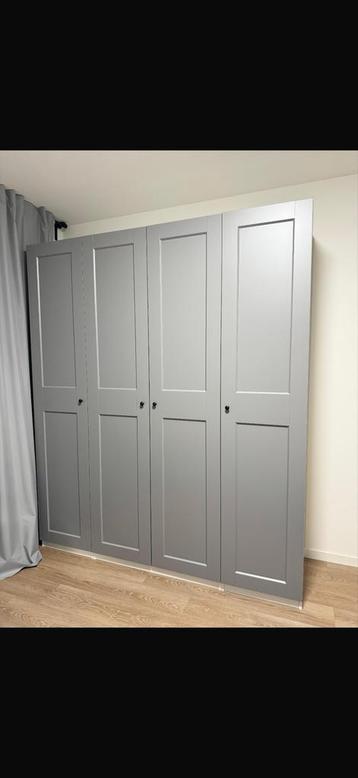 IKEA PAX GRIMO deuren - grijs - 50x229 cm (4 stuks)