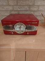 Classic Phono TT28 radio/platenspeler rood, Nieuw, Ophalen of Verzenden