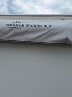 Zakluifel Obelink Markies 400 blue. en 2 Fiamma zijwanden, Ophalen, Gebruikt