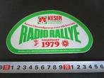 sticker radio rallye 1979 hertogrijders den bosch tros keser, Ophalen, Zo goed als nieuw, Bedrijf of Vereniging